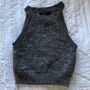 Knit crop top